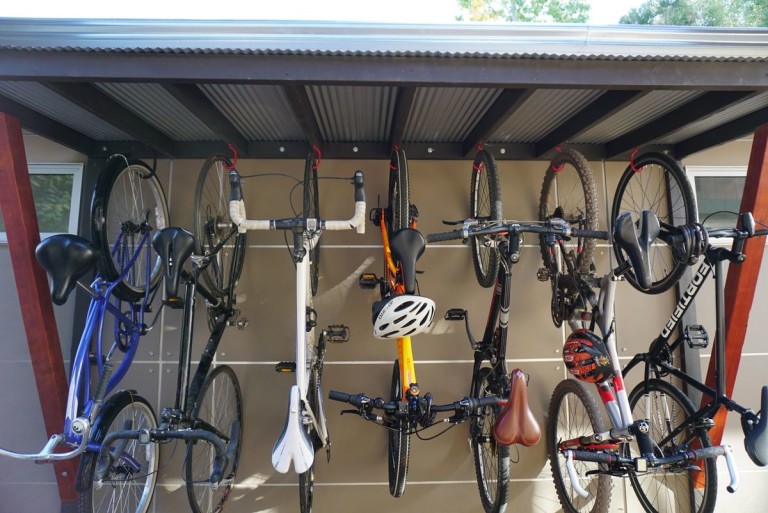 Covered bike rack ideas?