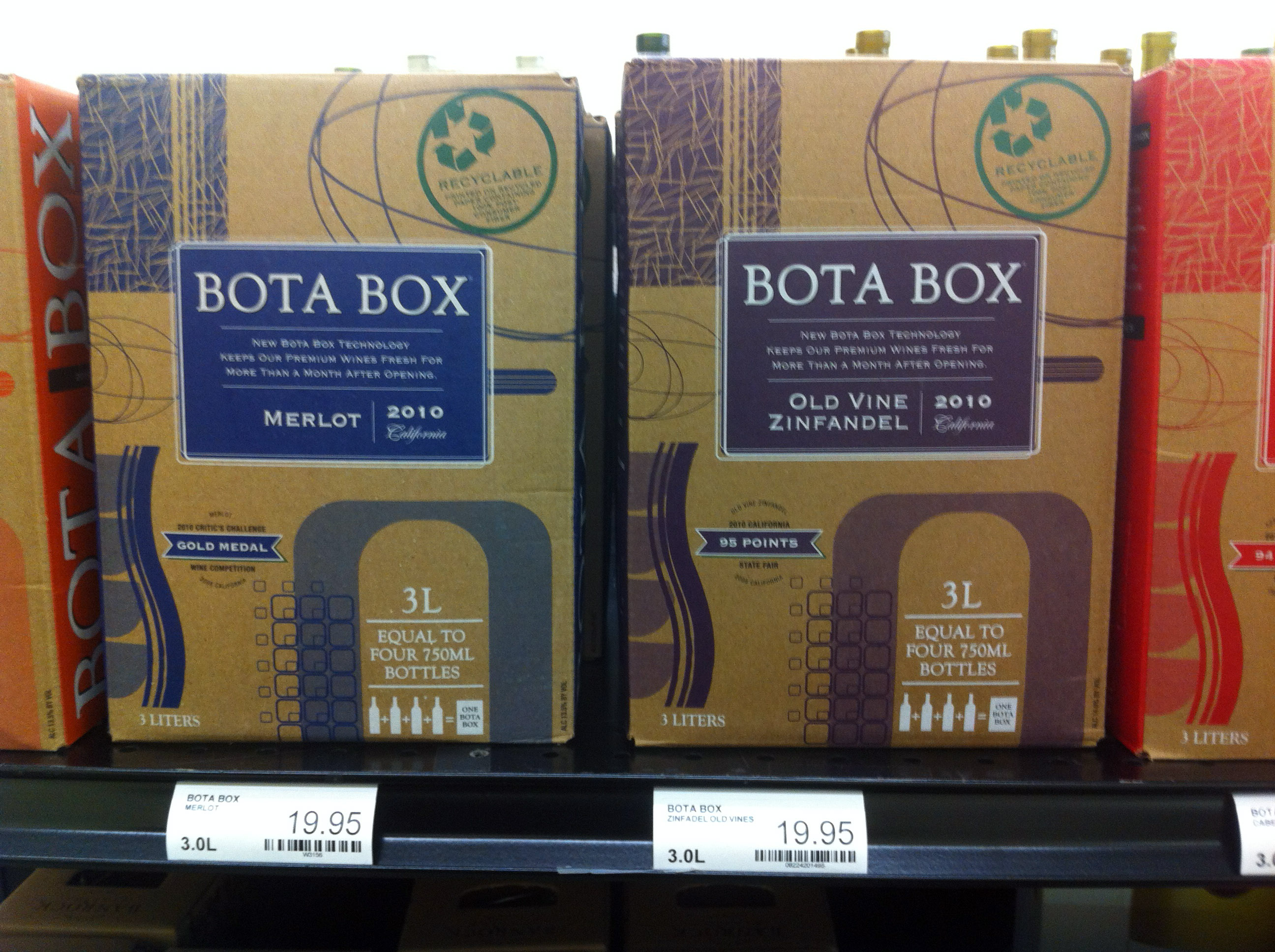 bota box wine price