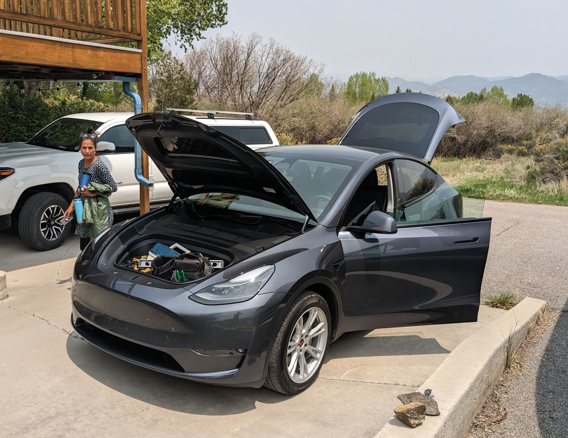 Tesla Model Y Driver Caught Sleeping At Highway Speeds